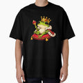 King frog on his throne cushion by FroggyOnly