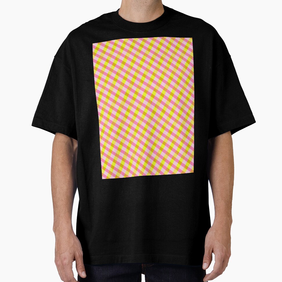 Vintage Pink Lemonade Plaid Pattern by OpalEllery