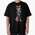 Hustle - Trendy Fox Streetwear | Urban Animal Graphic by Yehia-Massoud