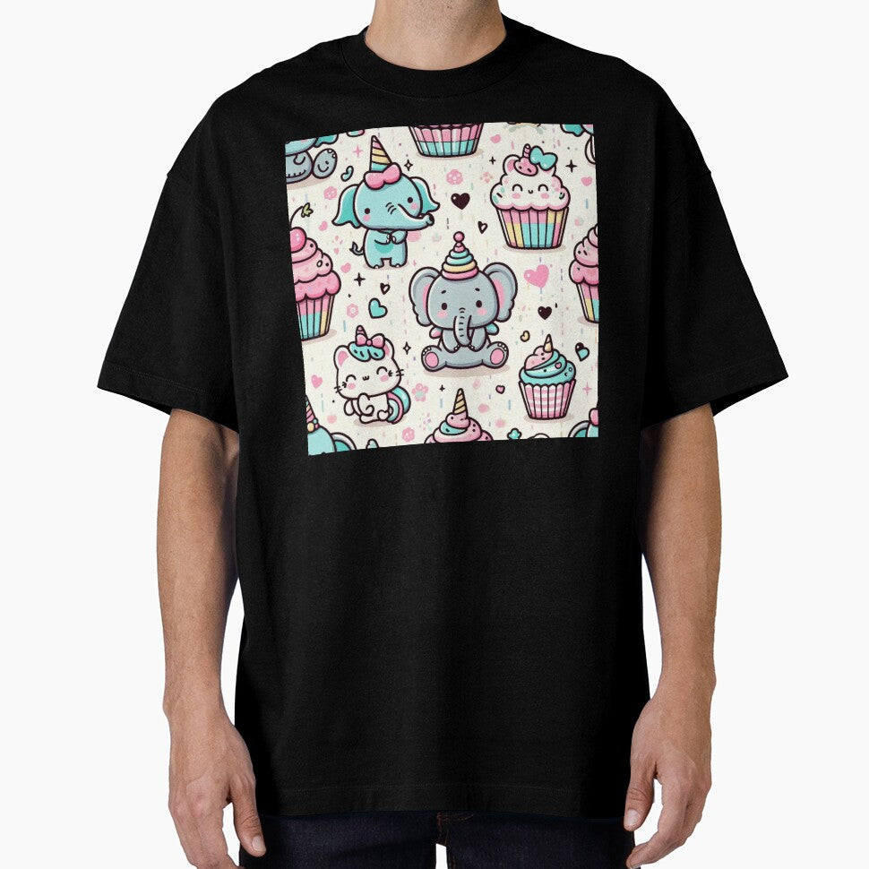 Kawaii Animals – Cute Seamless Patterns with Adorable Style by janusa