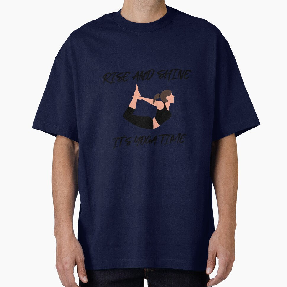 Funny It's Yoga Time Design by RiseandShineTee