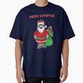Meowy Christmas - Cat Santa Merry Christmas by madtoyman
