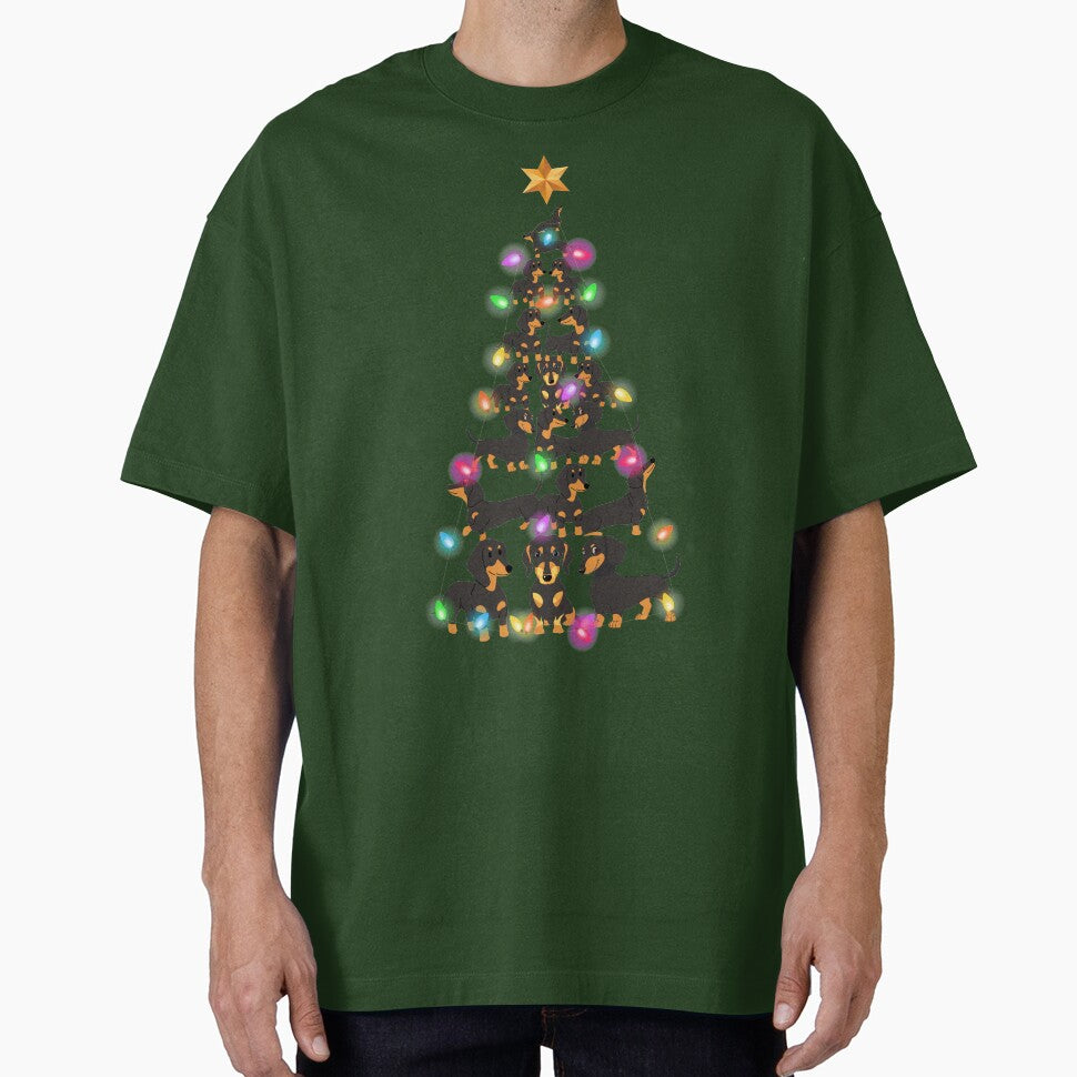 Dachshund Christmas Tree Sweater by DogsHearted
