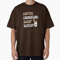 Coffee Counseling Sleep Repeat Mental Health Counselor Premium Tri-blend T-Shirt by JJLetterDesigns