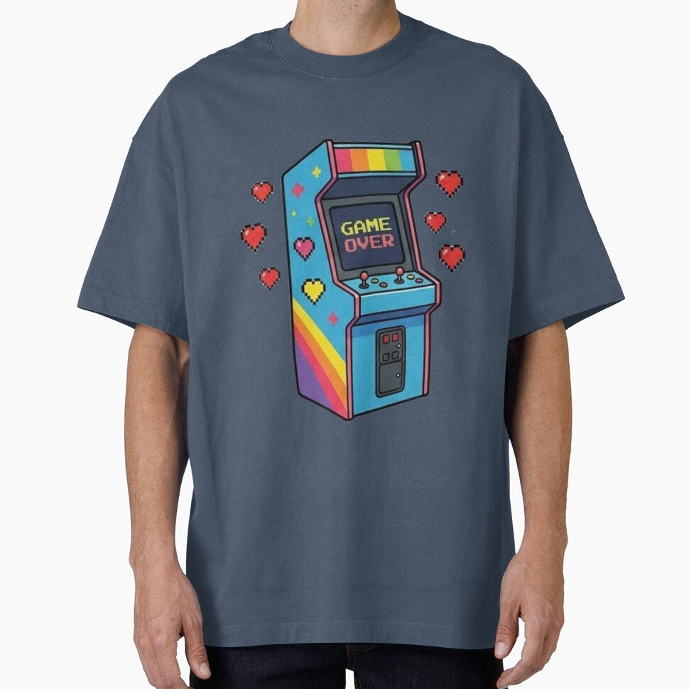 Retro Arcade Game Over – Pixel Art Gaming Machine by ChaosNest