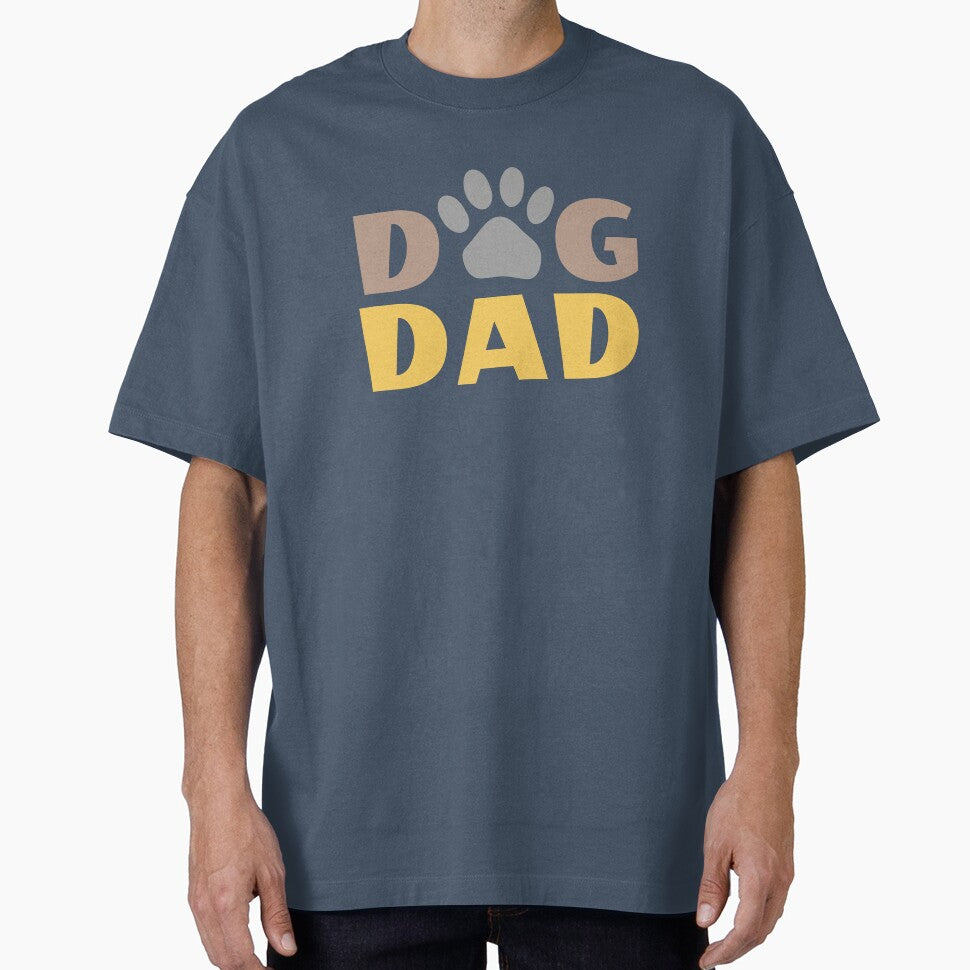 Dog Dad Paw Print Dog Lover Canine Father by AntiqueImages
