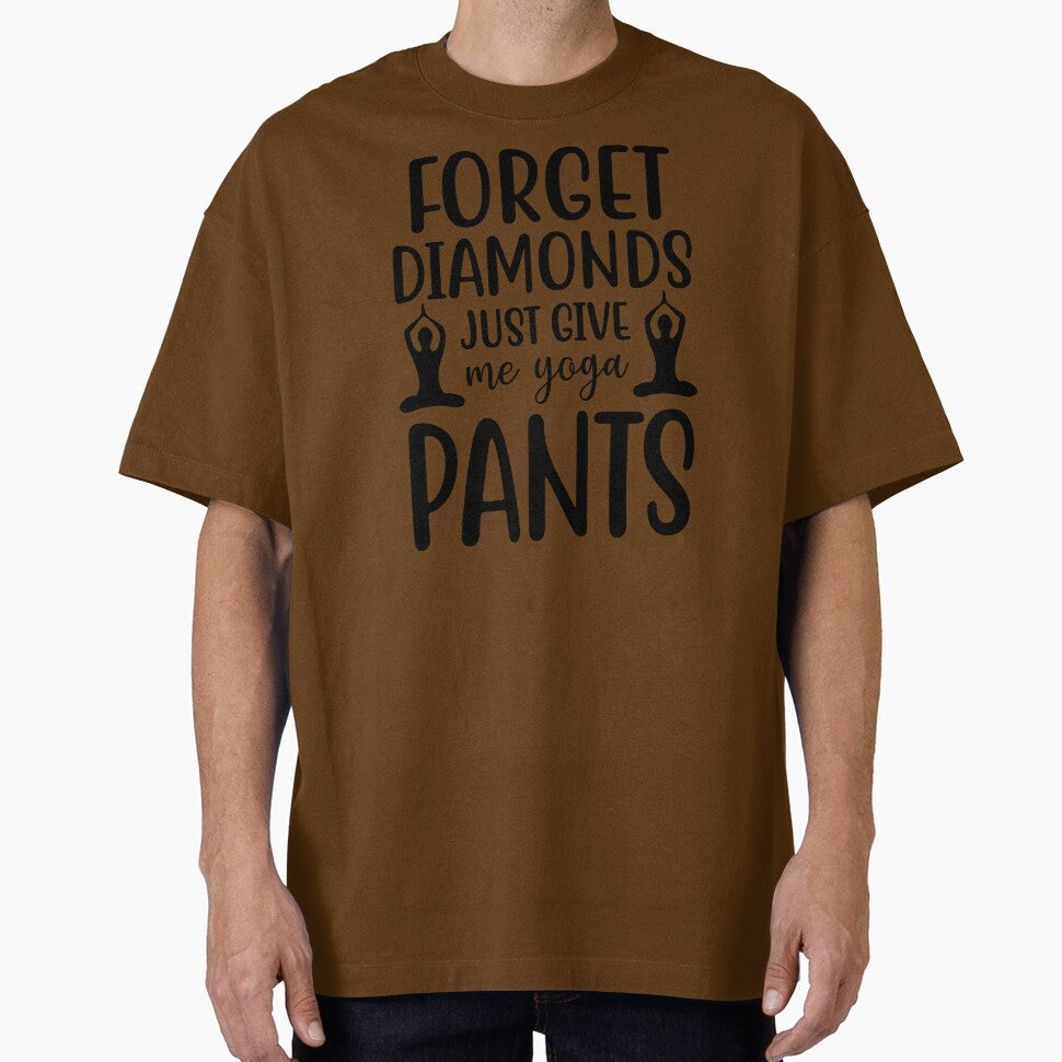Yoga Quote Forget Diamonds Just Give Me Yoga Pants Motivational Sayings by SoccaTamam