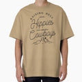 Hippies and Cowboys - Raising Hell with the Hippies and the Cowboys | Beige Tan by Any Color Designs