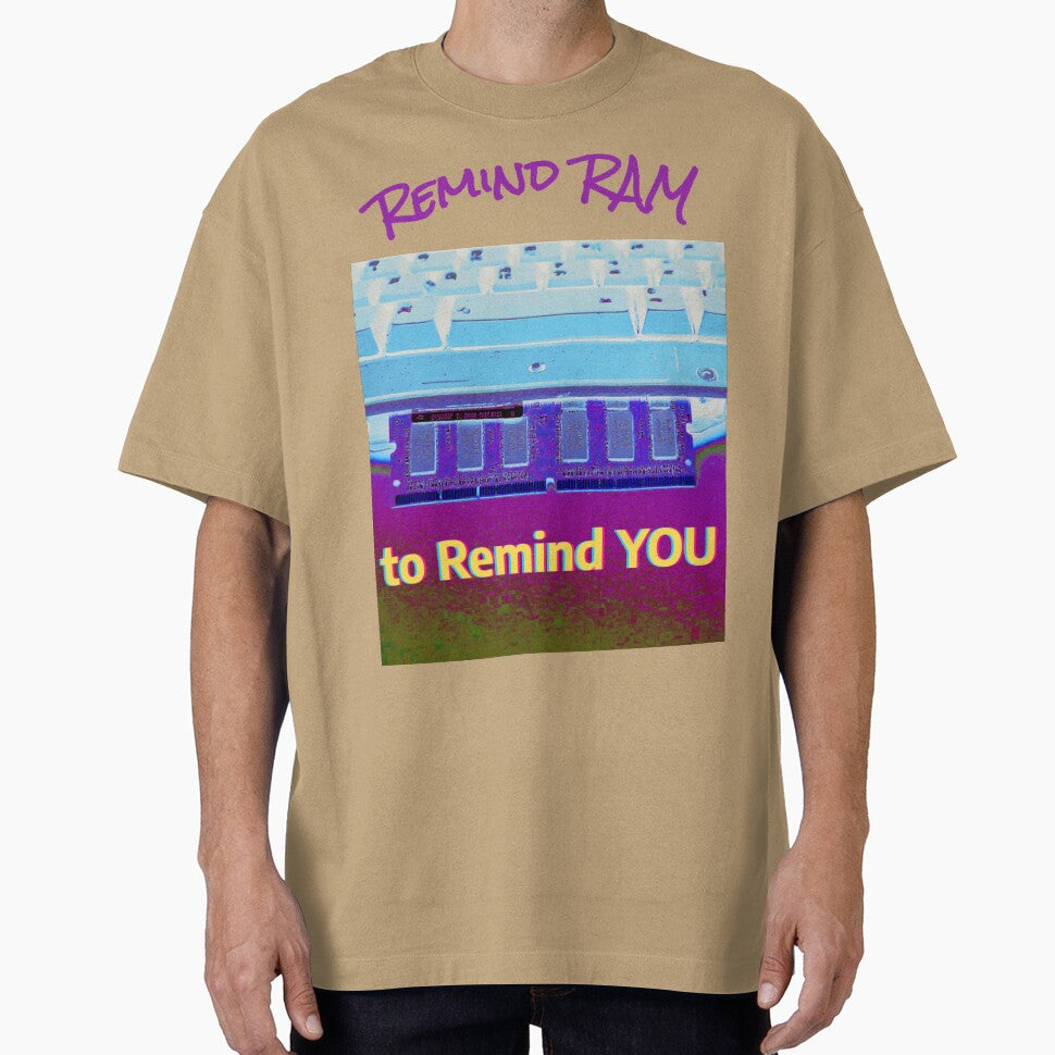 Remind RAM, a computer humor gift, for the geek and computer lover by PiperParrot
