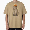 Capibara w Orange , Geometric by Hypedi