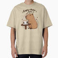 Capybara Cappuccino, Cute Coffee Art by NovaFlair-Co