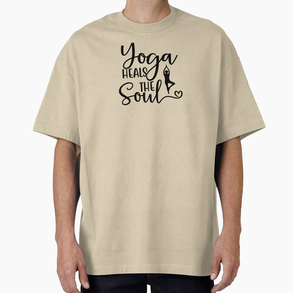 Yoga Quote Yoga Heals The Soul Motivational Saying by SoccaTamam