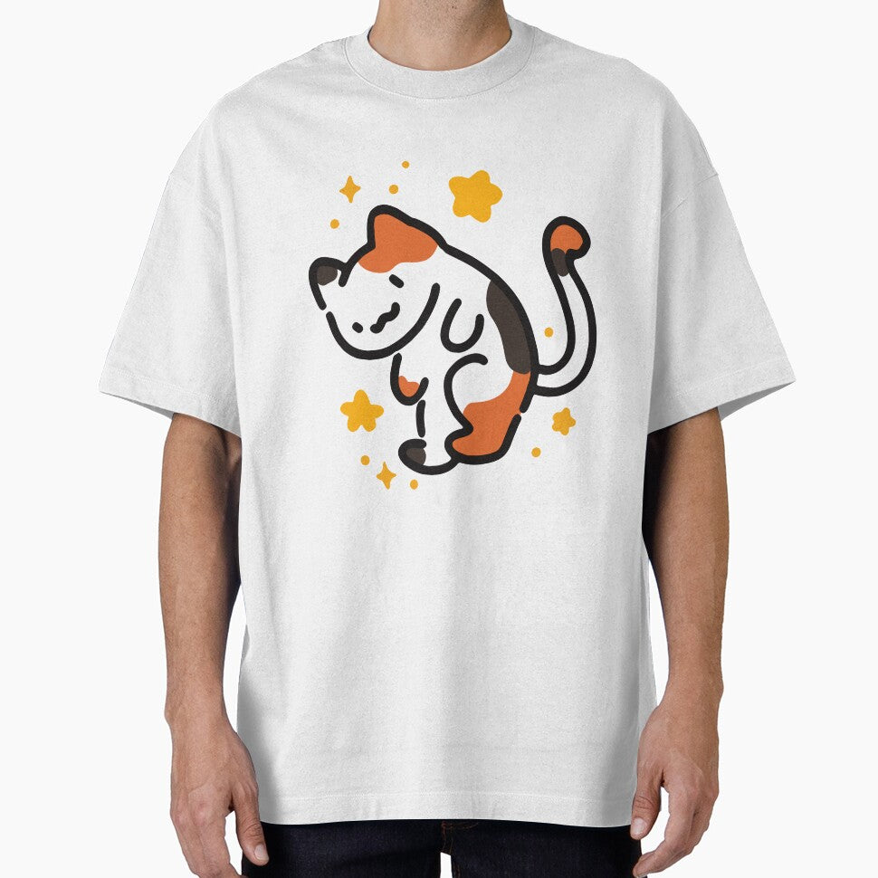 Calico Cat in the Sea of Stars by Fefeii