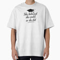 She Believed She Could So She Did Quote with Black Graduation Hat & Stars II by JeweledDesigns