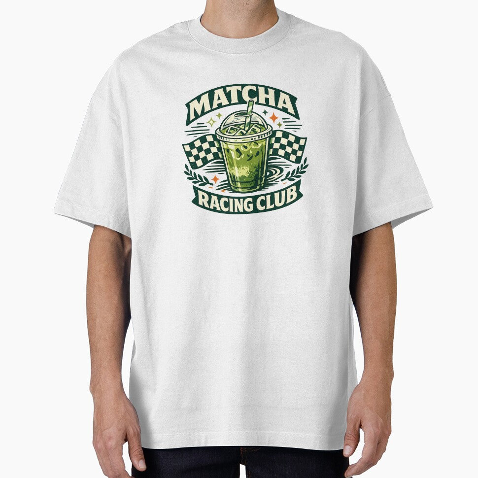 Matcha Racing Club - Trendy Retro Café Graphic by Doodle Souq