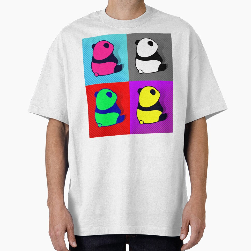 Adorable Panda Pop Art -  Cute Retro, Vintage, Colorful Modern Art Design by MrGiftee