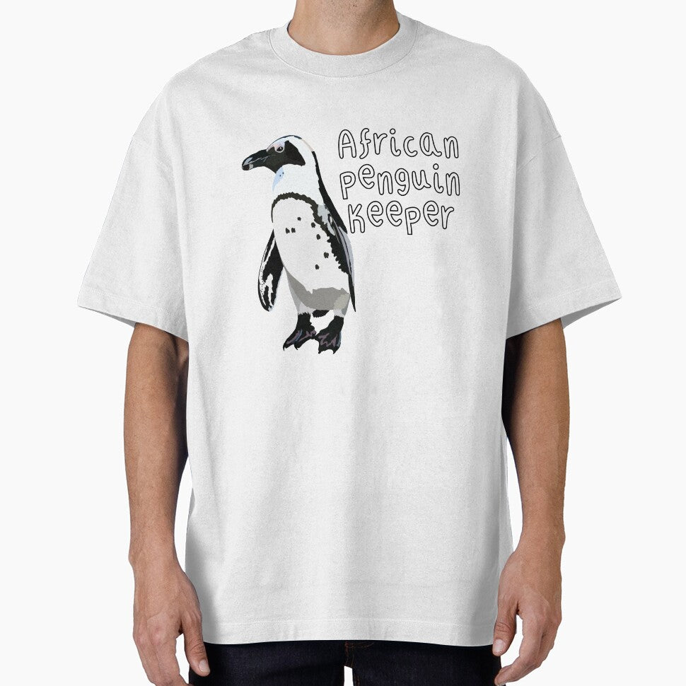 A is for African Penguin Keeper,African Penguin Keeper Design – Dedicated Care and Conservation of Coastal Seabirds Artwork by PrettylittlepastelUk