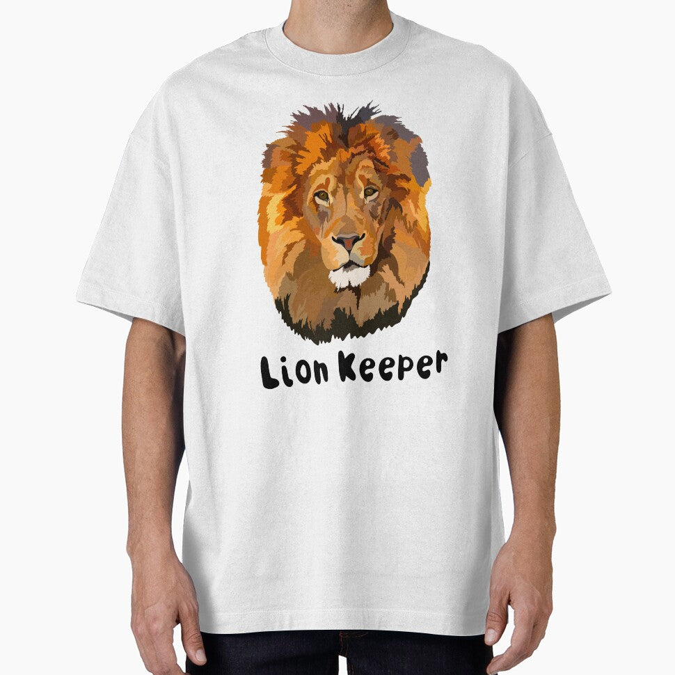 L is for Lion Keeper,Lion Keeper Design – Dedicated Big Cat Care and Wildlife Keeper Artwork by PrettylittlepastelUk