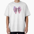 Chrome Pink Coquette Bow Illustration by jianina-alondra