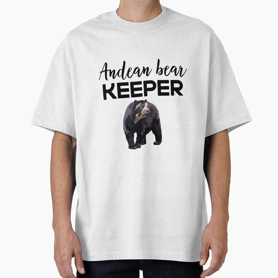 A is for Andean Bear Keeper,Andean Bear Keeper Design – Dedicated Care and Conservation of Andean Spectacled Bears Artwork by PrettylittlepastelUk