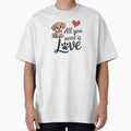Cute Dog Lover Gift All You Need Is Love Puppy Design by Cool-cat-art