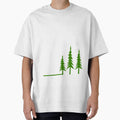 Minimalist Tree Forest - Simple abstract green design by Deegital18