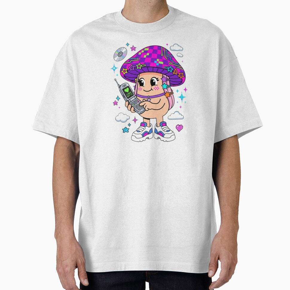Y2K Mushroom Girl by dreamkaistudios