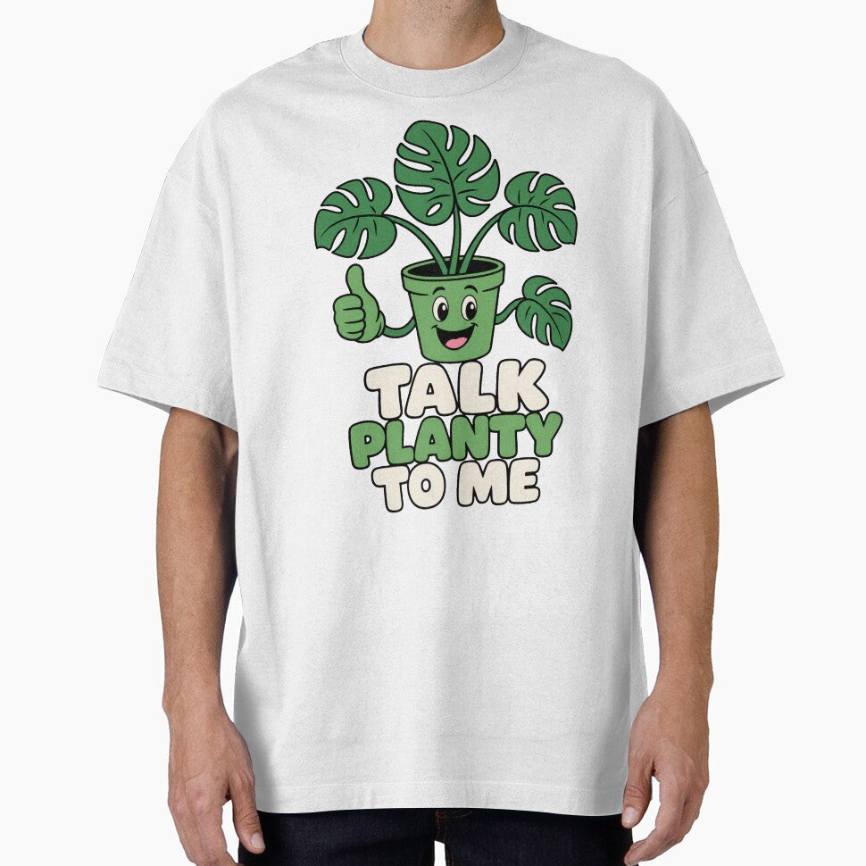 Houseplant Lady Talk Planty To Me Funny Plant Lover by VisualArtsOasis