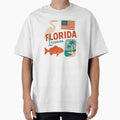 Florida Travel Sticker Art Design, Travel Art by SusannesArtShop