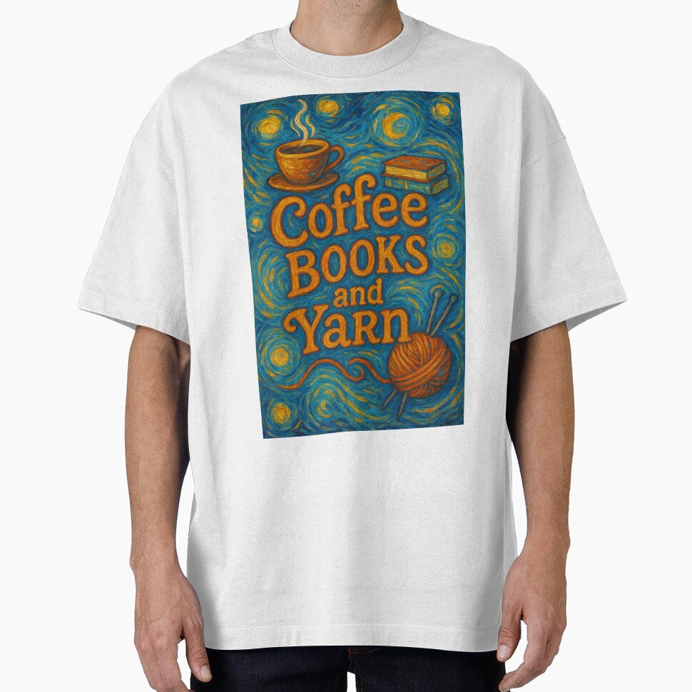 Coffee books and yarn by Iail Ioa