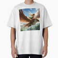 Enchanted Fairy Riding Majestic Eagle by Storybook Botanica