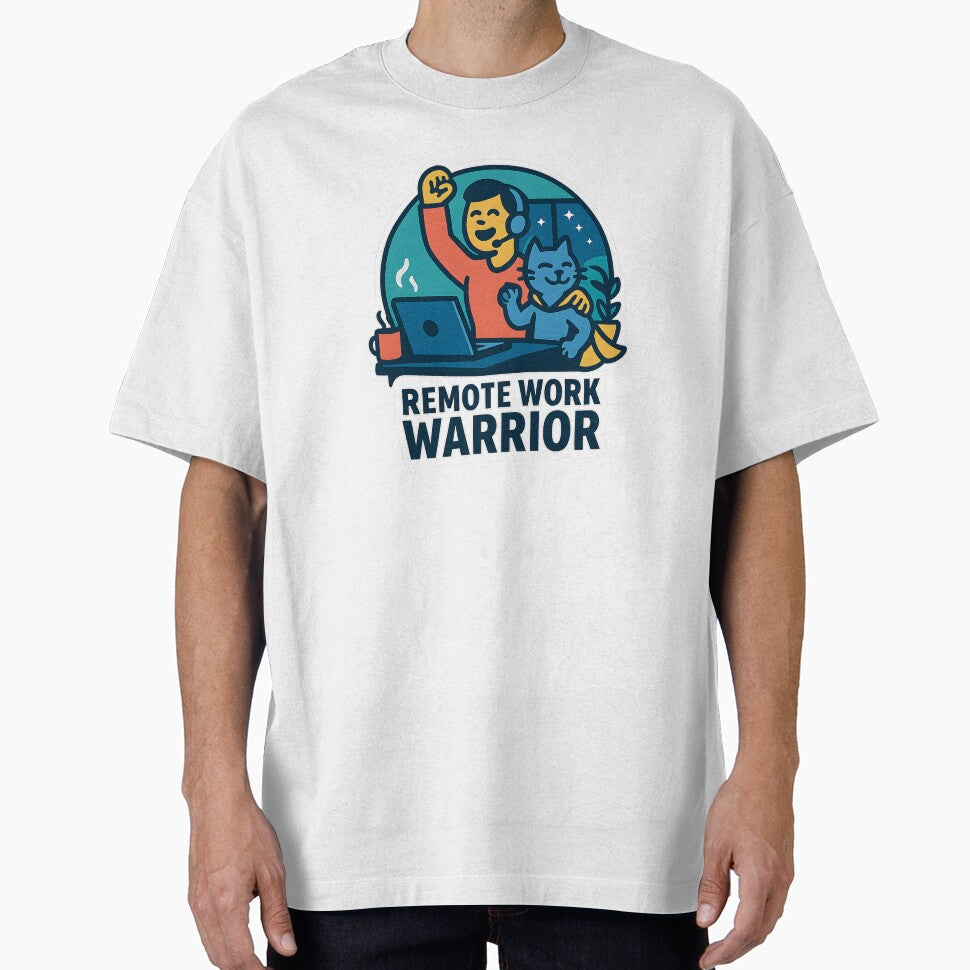 Remote Work Warrior – Home Office Hero by StickyGuys
