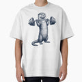 Vintage Otter Weightlifting Deadlift Gym Animal Lover by DoodleTortle