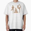 Three Yoga Poses: Tree, Lotus, and Dancer by Laanas55