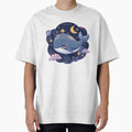 Cute Baby Cosmic Whale Kawaii Sticker | Dreamy Moon & Stars by Stylestickers55