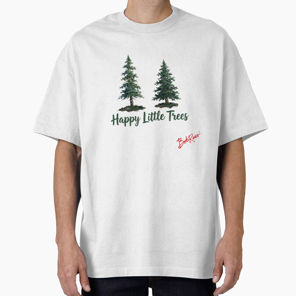 Happy Little Trees Bob Ross Fan Art by woolcos
