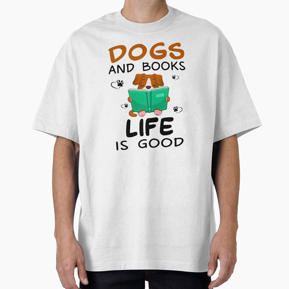 Dogs And Books Life Is Good by SunsetGloww