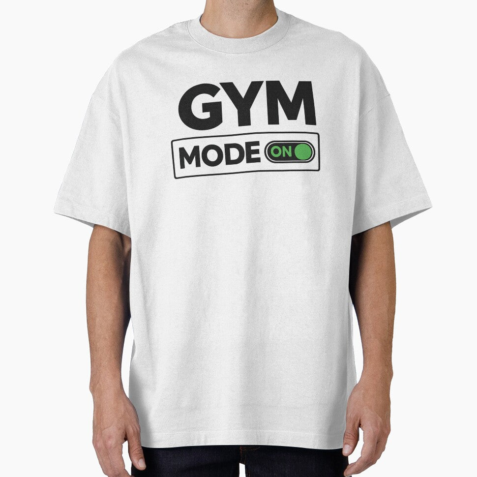 Gym Mode ON Minimalist Fitness Motivation Design by Shopex10