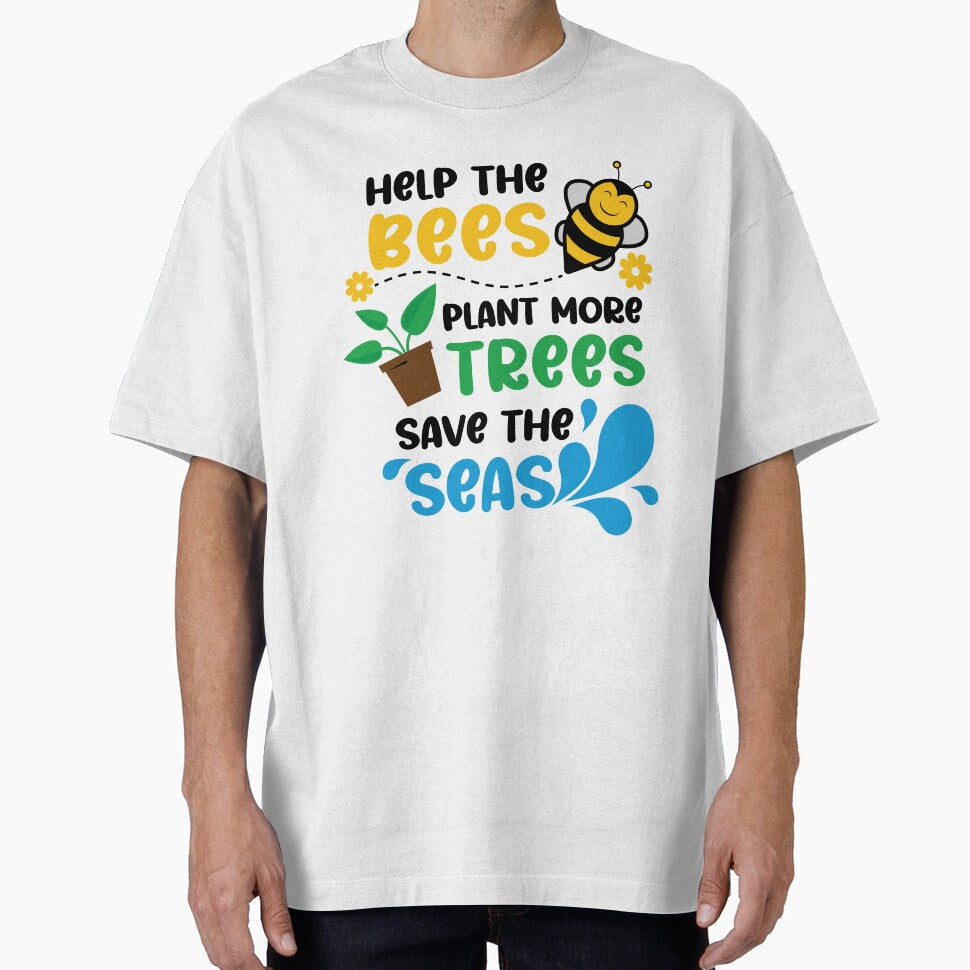 save the bees, plant the trees, clean the seas by AdelDa19