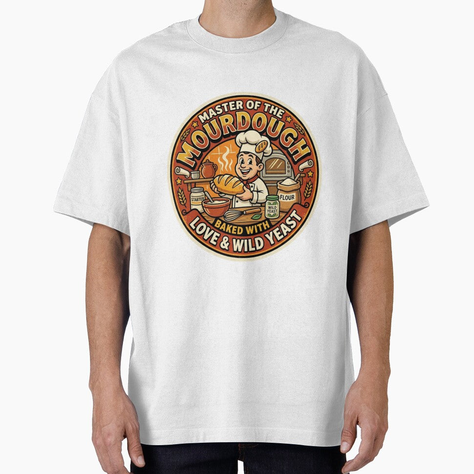 Master Of The Sourdough Vintage Baker Retro Badge by lovepower