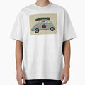 Poodle in Hippie Christmas Car by Squirreldumplings