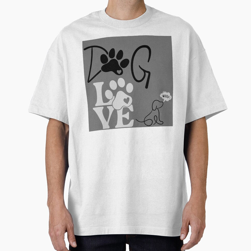 Charming Dog Lover Art: Paws, Hearts, and a Woof that Speaks Volumes by steph5477