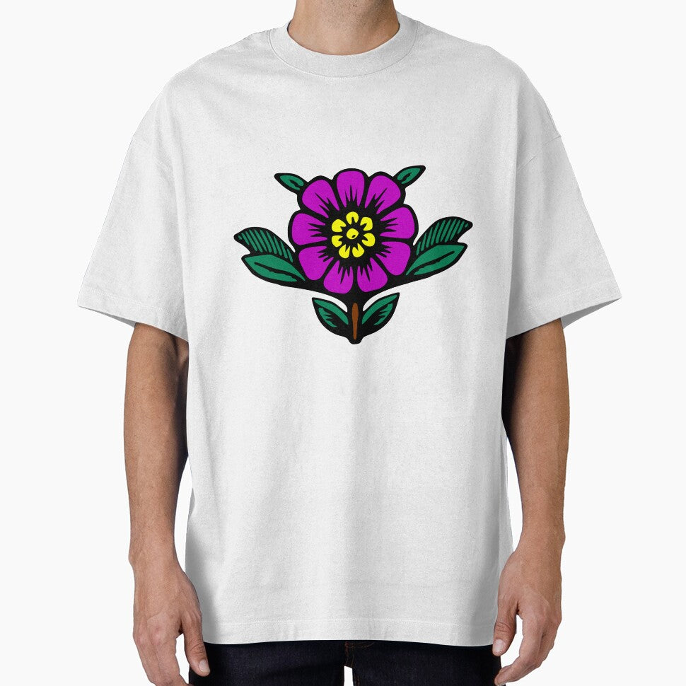 Cartoon Purple Flower by Reethes