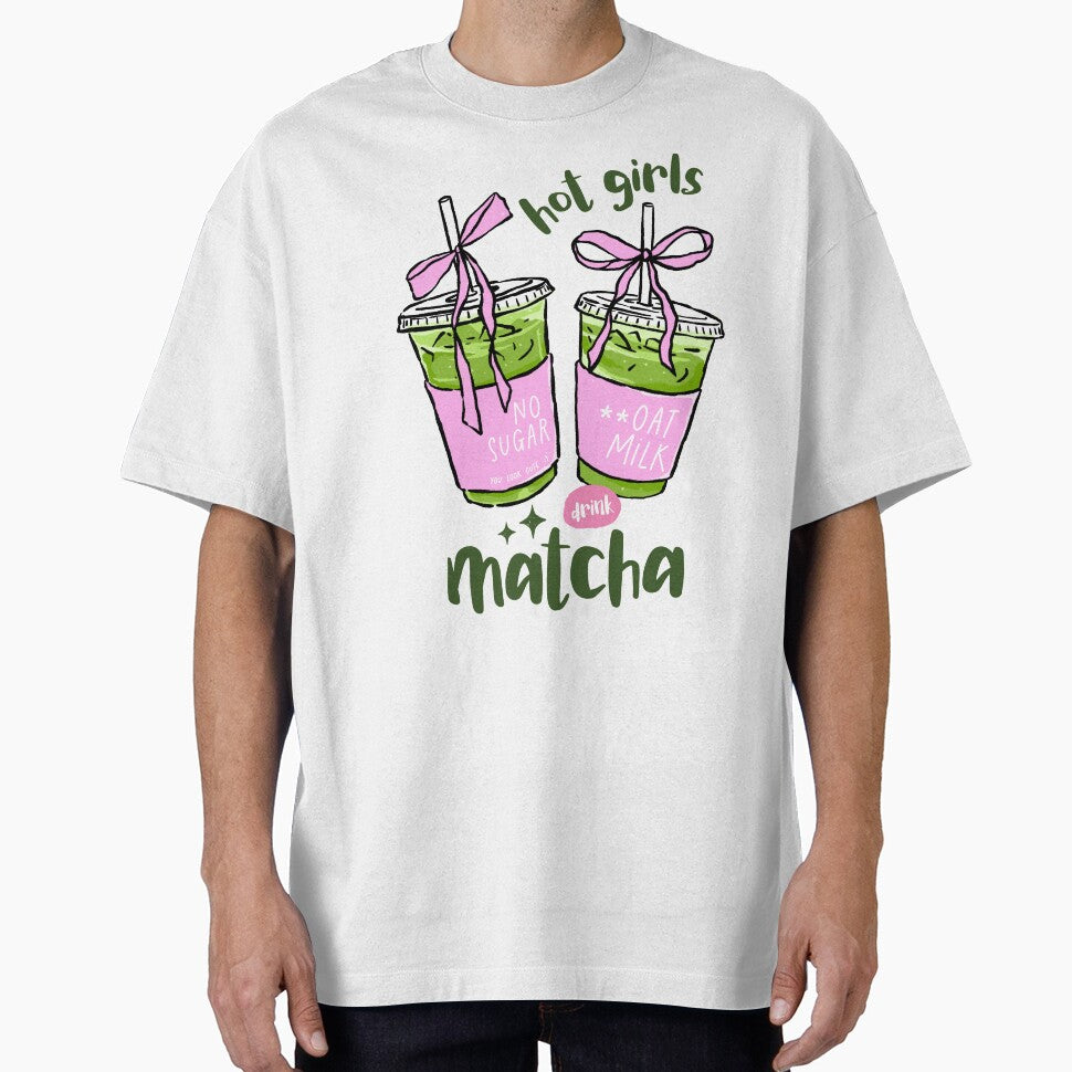 Hot Girls Drink Matcha by domicraymondo