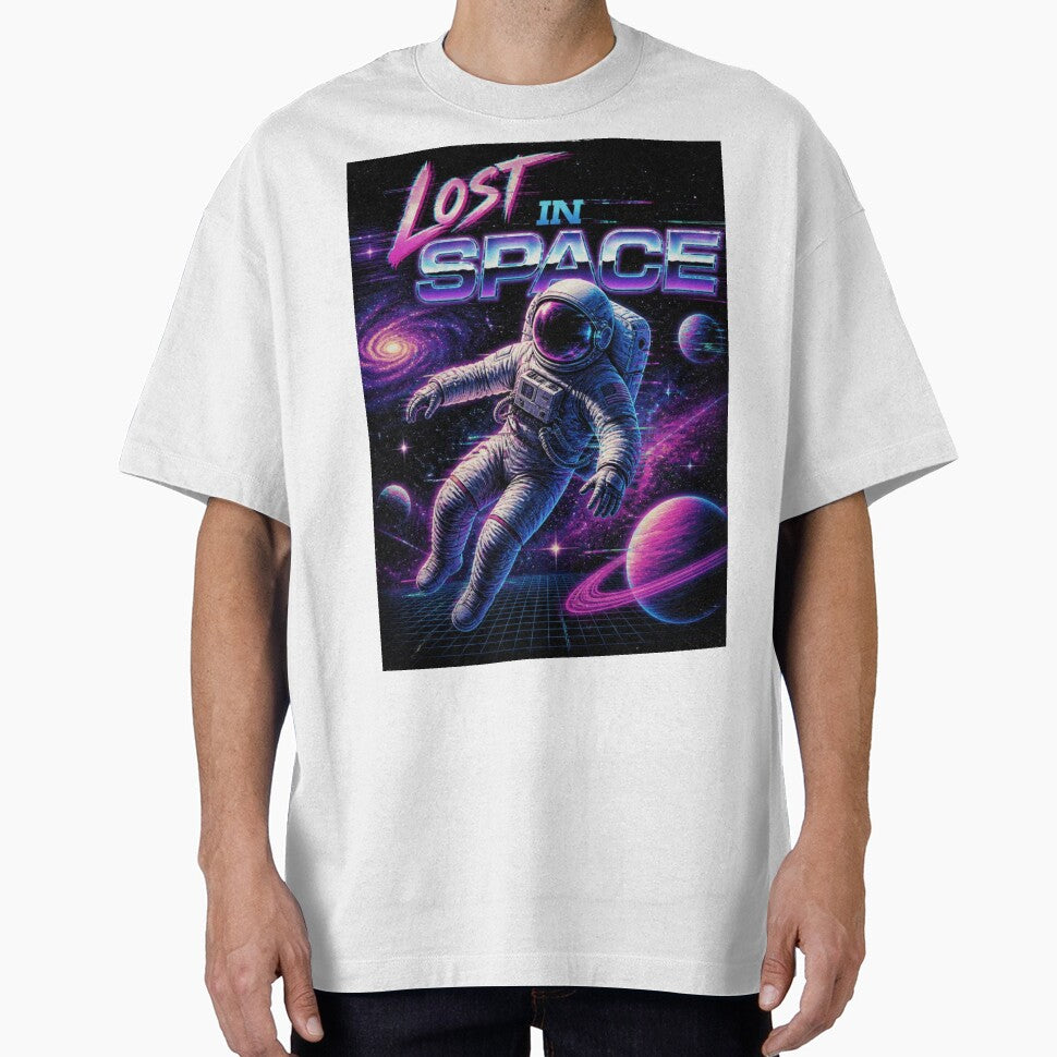 Lost in Space - Retro Synthwave Astronaut by redblink store