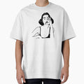 Minimalist Hipster Chick with Cigarette by AbiTheDesigner