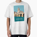 Bright Travel Poster of Avignon, France by CARRAANN