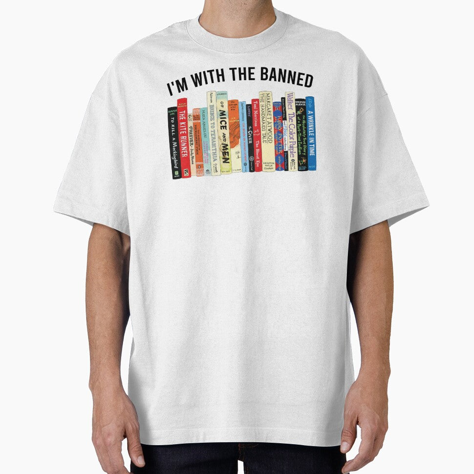 I'm With The Banned, Banned Books, Read Banned Books, Teacher Librarian Gift, Social Justice Bookish by MisterrAB