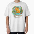 Cute Capybara Chill Vibes Only - Zen Rodent Floral Nature T-Shirt & Stickers by Freestyle Shop