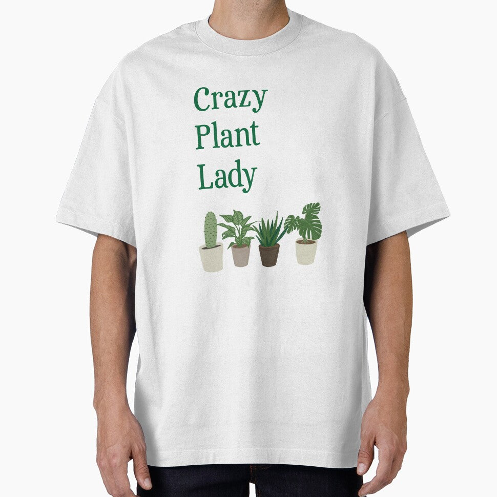 Crazy Plant lady art by palmandpaper